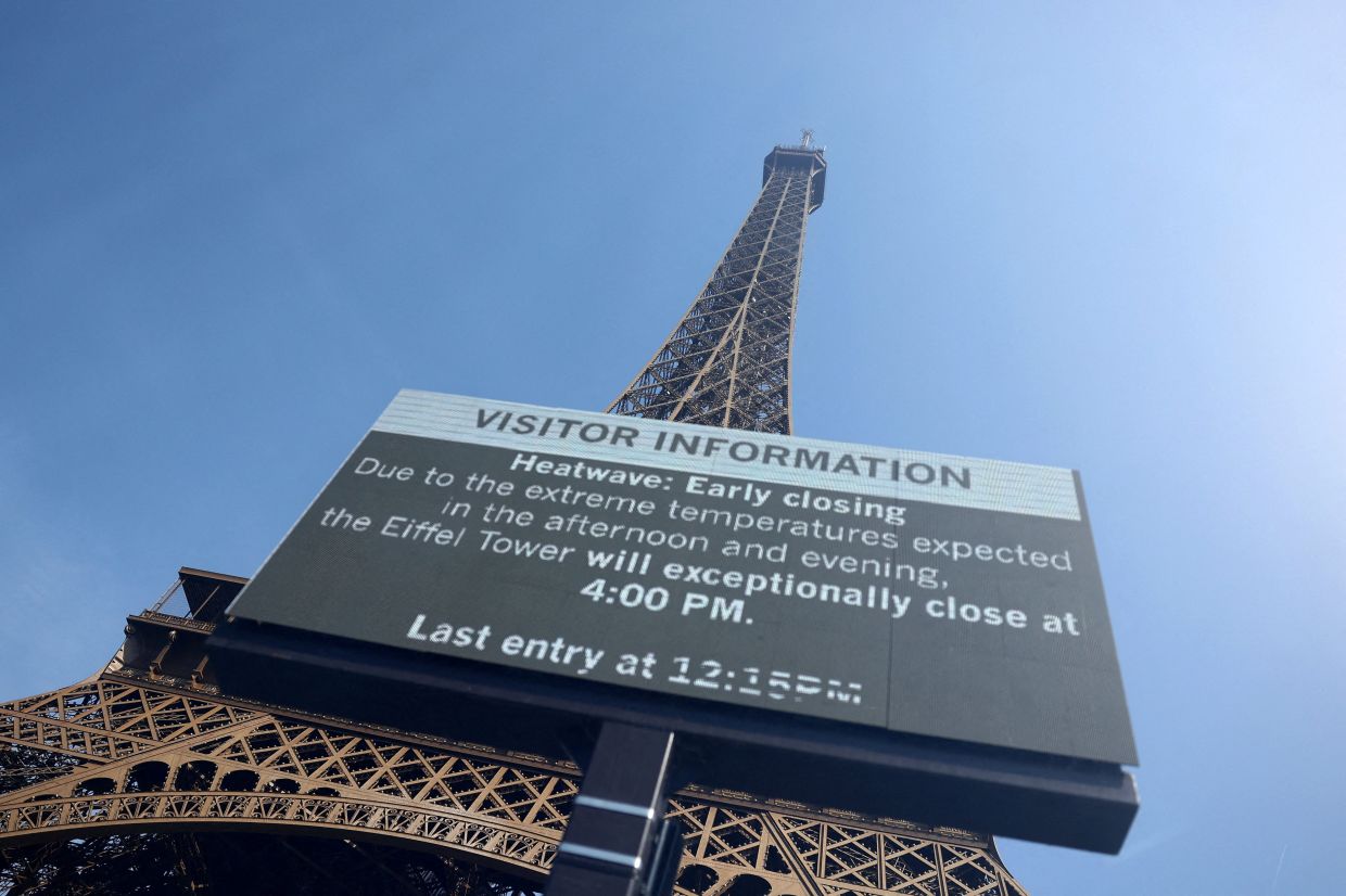 Paris heatwave forces early closures at iconic landmarks, deterring international visitors