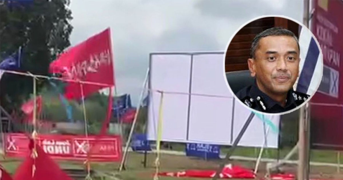 Man arrested for damaging election flags in Negri Sembilan
