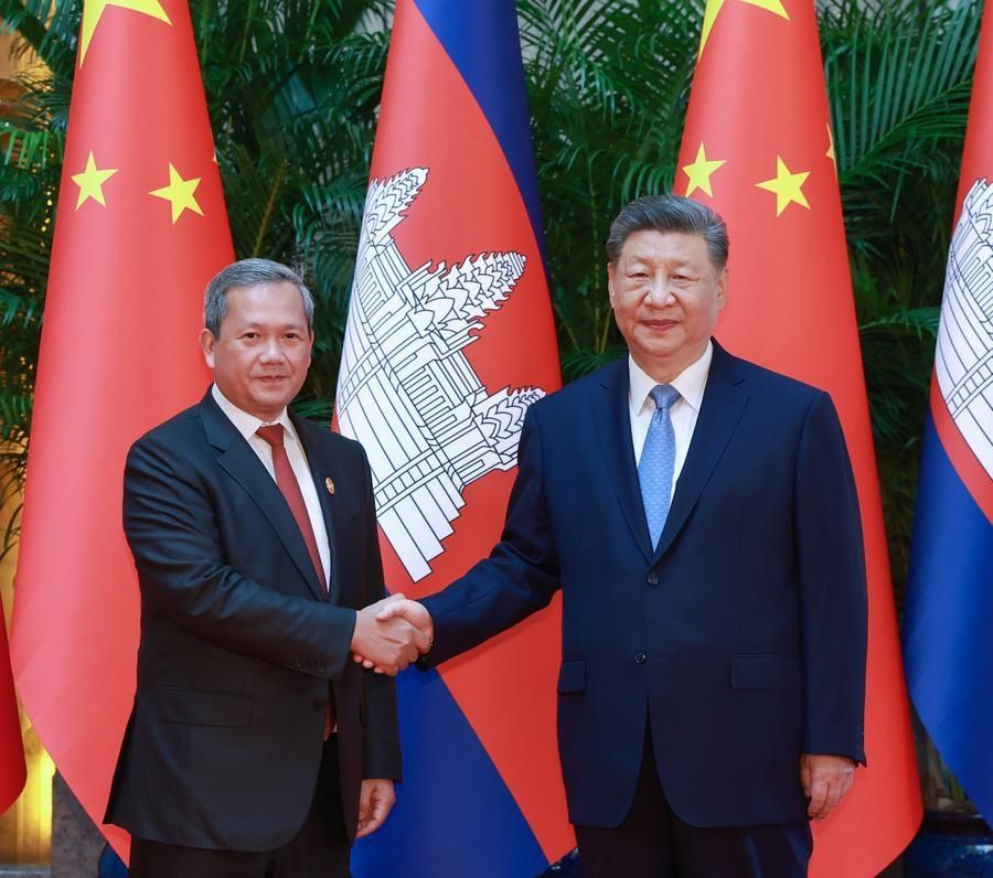 Xi Calls for Deeper China-Cambodia Ties as Hun Manet Visits Shanghai