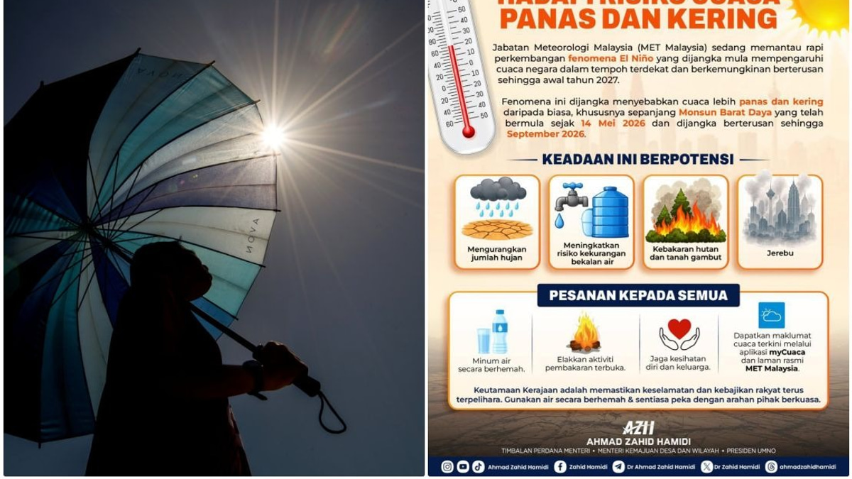 Malaysia Warned to Brace for Hot, Dry Weather as El Nino Looms