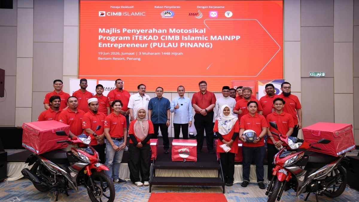 Twenty Asnaf Entrepreneurs Receive Motorcycles Under CIMB Islamic-MAINPP Programme