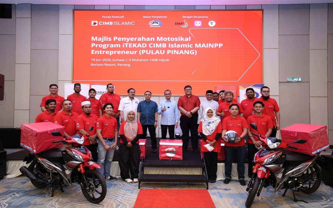 Twenty Asnaf Entrepreneurs Receive Motorcycles Under CIMB Islamic-MAINPP Programme