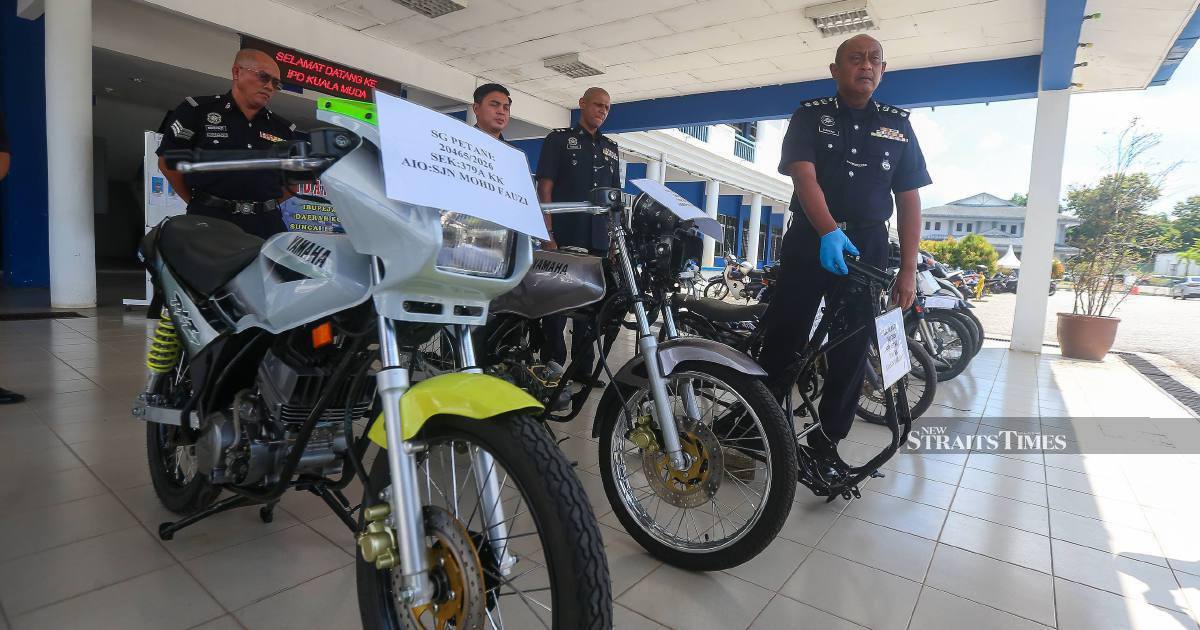 Four Teenagers Held Over Coordinated Motorcycle Thefts Near Sungai Petani