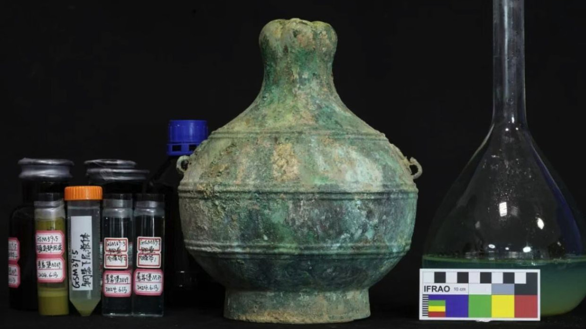 2,300-year-old wine vessel near Great Wall reveals how ancient Qin soldiers brewed their drinks
