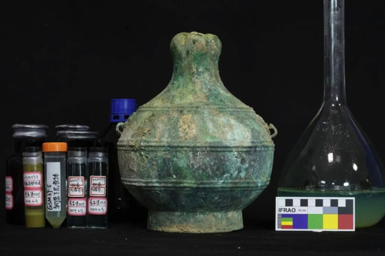 2,300-year-old wine vessel near Great Wall reveals how ancient Qin soldiers brewed their drinks