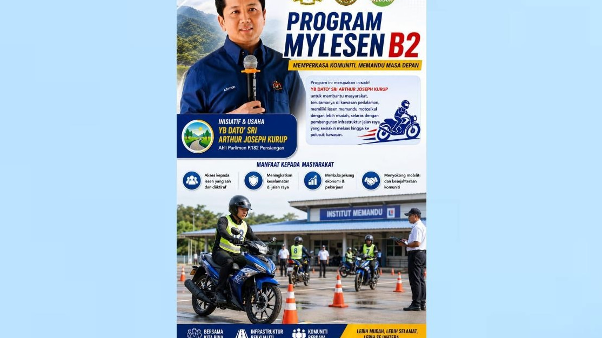 MyLesen B2 Programme Expands Rural Access to Motorcycle Licences in Pensiangan