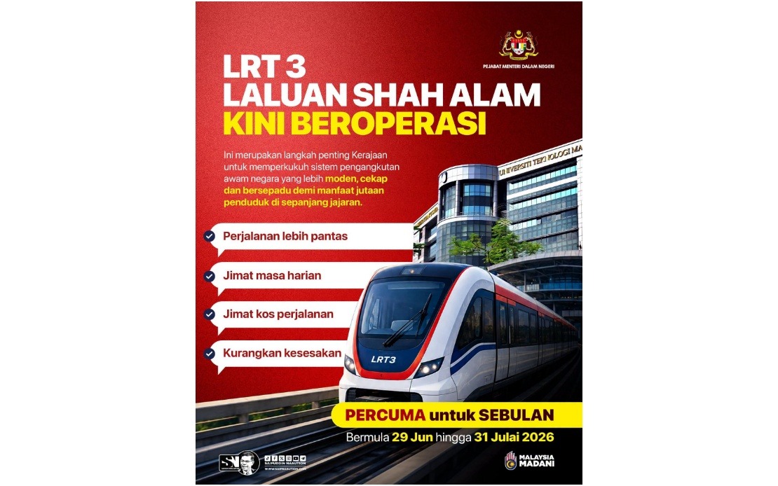Shah Alam LRT3 Signals MADANI Administration's Renewed Focus on Public Transport Infrastructure