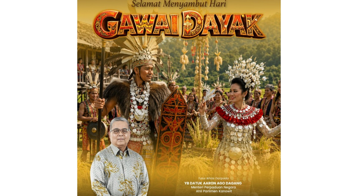 Aaron Urges Dayak Community to Guard Heritage as Modernisation Advances