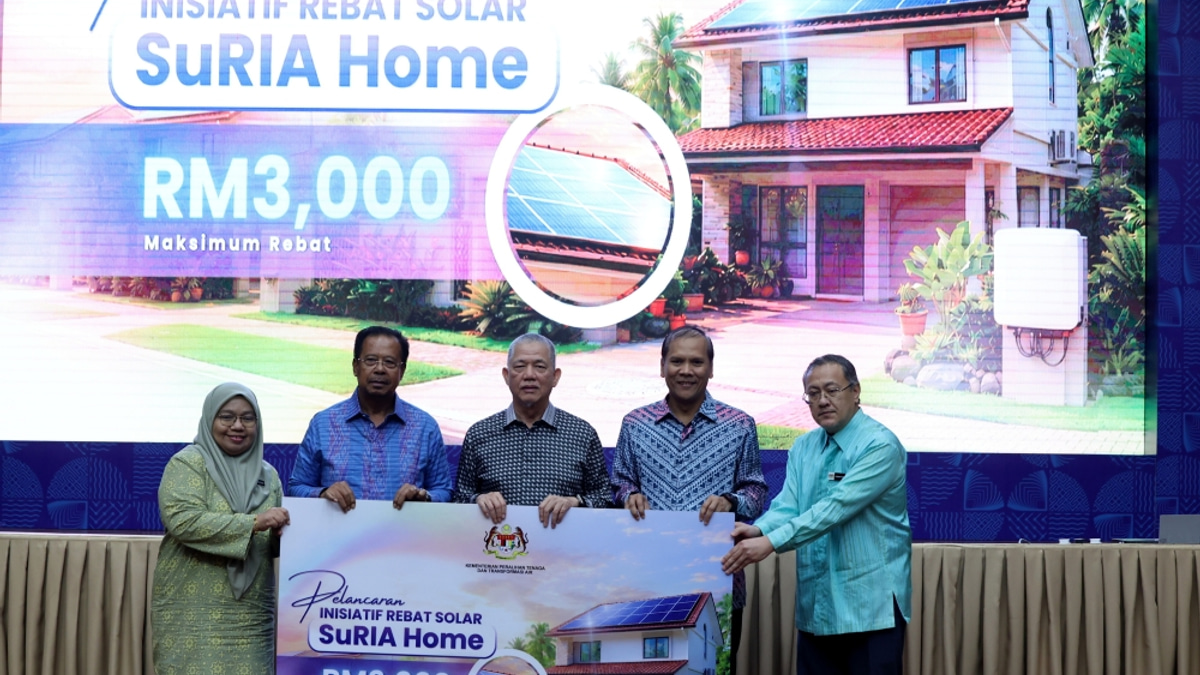 SuRIA Home scheme offers up to RM3,000 rebates to drive rooftop solar uptake
