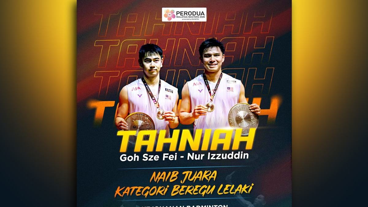 DPM Ahmad Zahid Praises Goh Sze Fei-Nur Izzuddin's Performance at Malaysia Masters Despite Runner-Up Finish