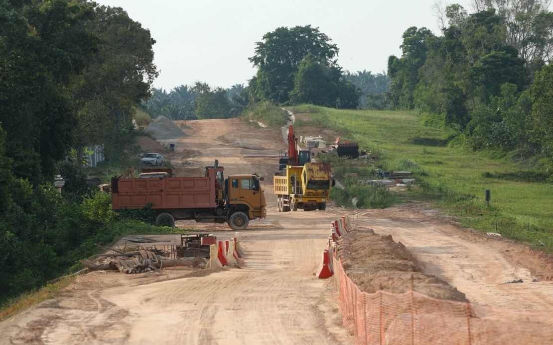 Lukut-Kampung Sirusa Road 60% Complete, Ahead of Schedule