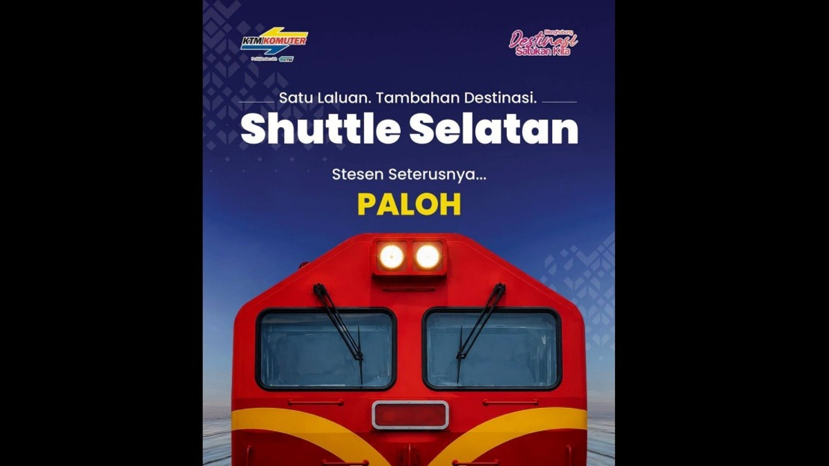 KTMB Expands Southern Shuttle Service to Paloh, Strengthening Johor's Rail Network