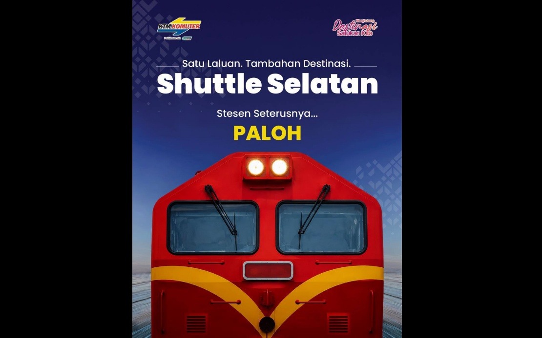 KTMB Expands Southern Shuttle Service to Paloh, Strengthening Johor's Rail Network