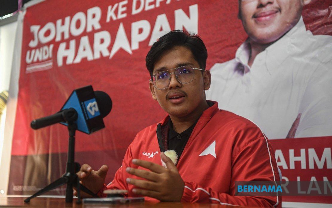 Danish Hossman Pledges Investment and Employment Focus for Johor Lama Voters