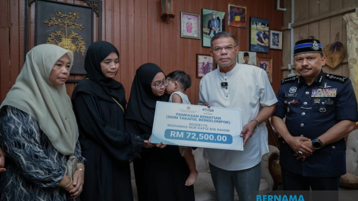 PDRM To Fast-track Benefits For Family Of Sabah Electric Shock Victim – Saifuddin