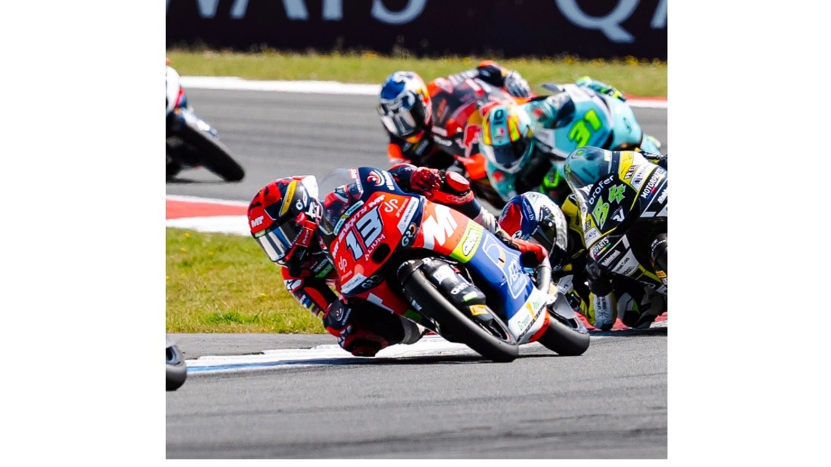 Hakim Danish Scores Points in Dutch GP Despite Tyre Struggles