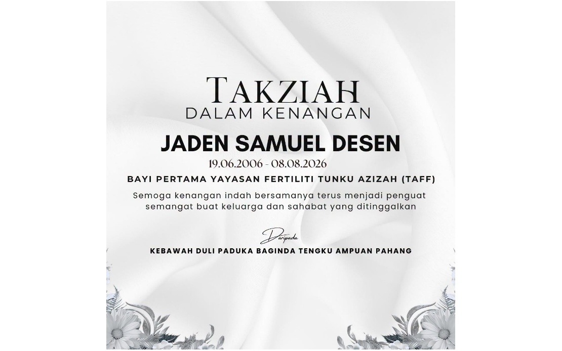 Tunku Azizah Mourns Death of First TAFF IVF Baby
