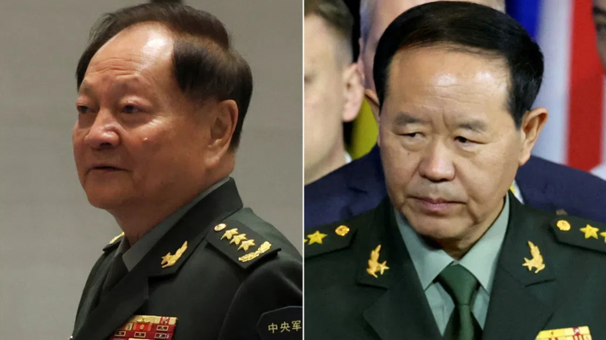 China ousts two senior generals from military command in latest purge
