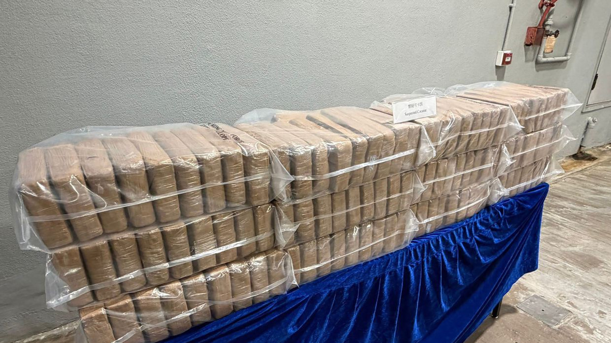 Hong Kong police seize 361kg of cocaine in twin yacht raids, largest haul in a year