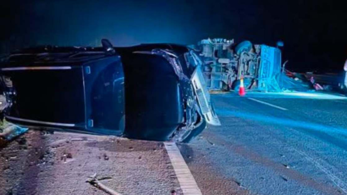 Three Zahid media officers injured in three-vehicle East Coast Expressway crash