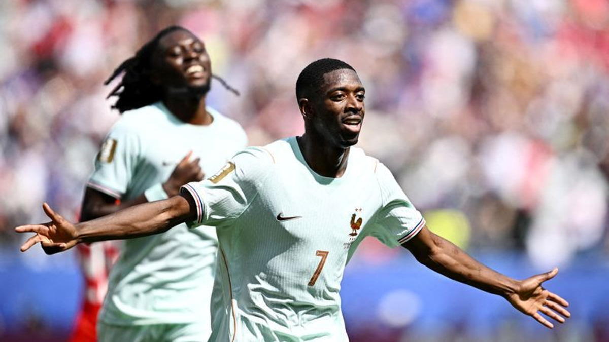 Dembele's stunning hat-trick steers France past Norway to secure Group I top spot