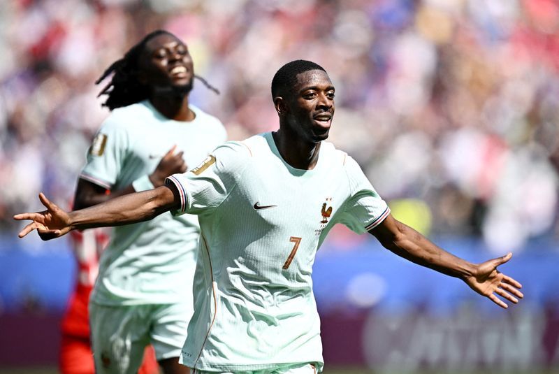 Dembele's stunning hat-trick steers France past Norway to secure Group I top spot