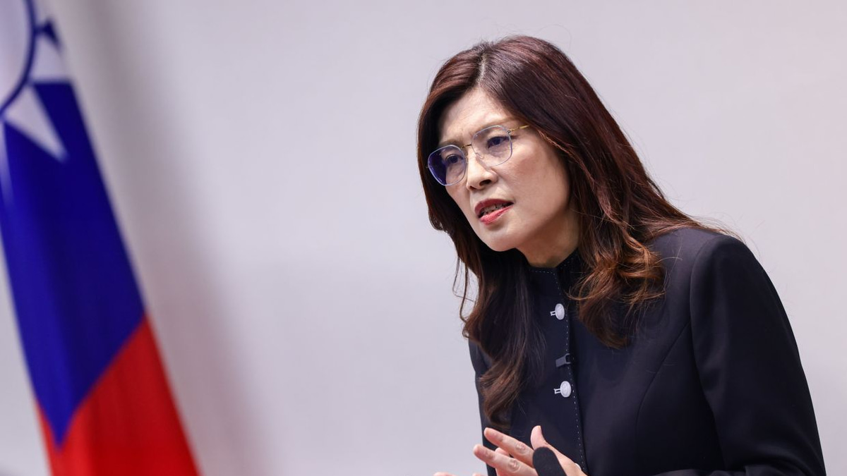 Taiwan opposition chief pushes peace message during US visit
