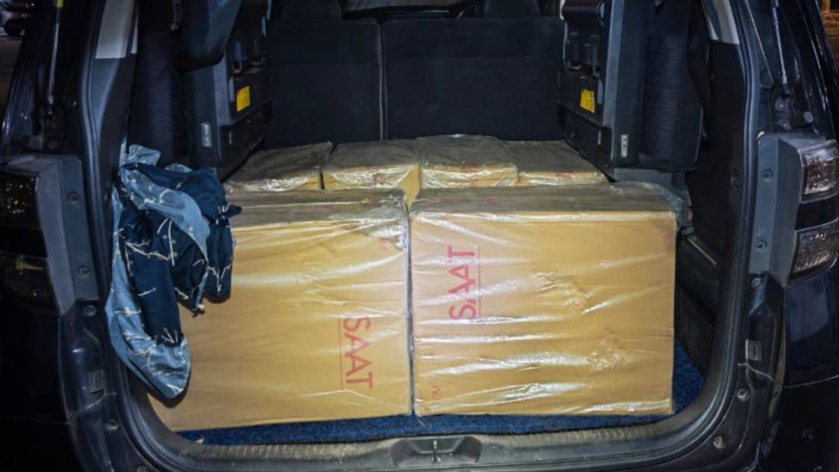 GOF Nets 60,000 Contraband Cigarettes in Kelantan Intercept; Vellfire Driver Held