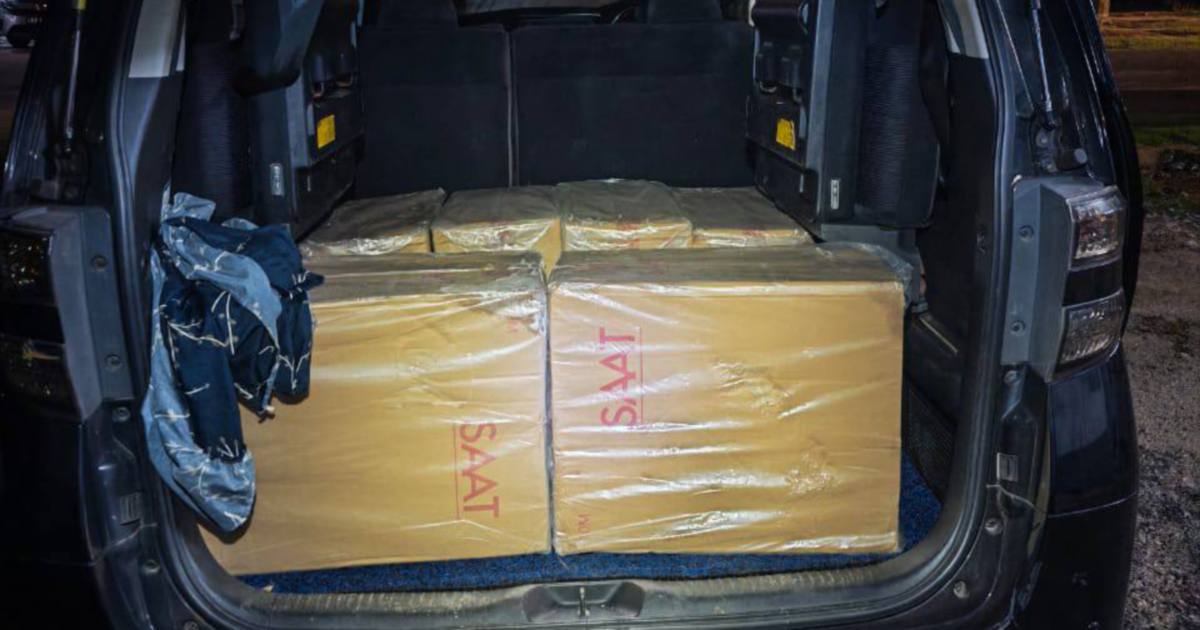 GOF Nets 60,000 Contraband Cigarettes in Kelantan Intercept; Vellfire Driver Held