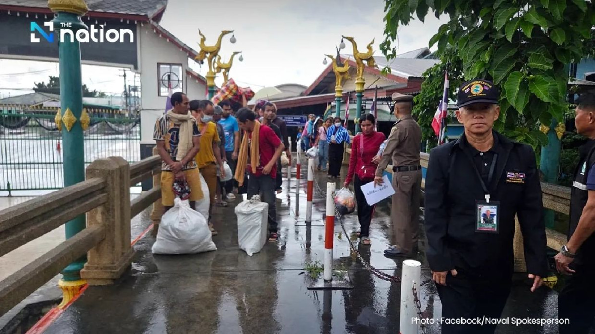 Thai Navy Returns 41 Cambodians After Legal Cases Completed