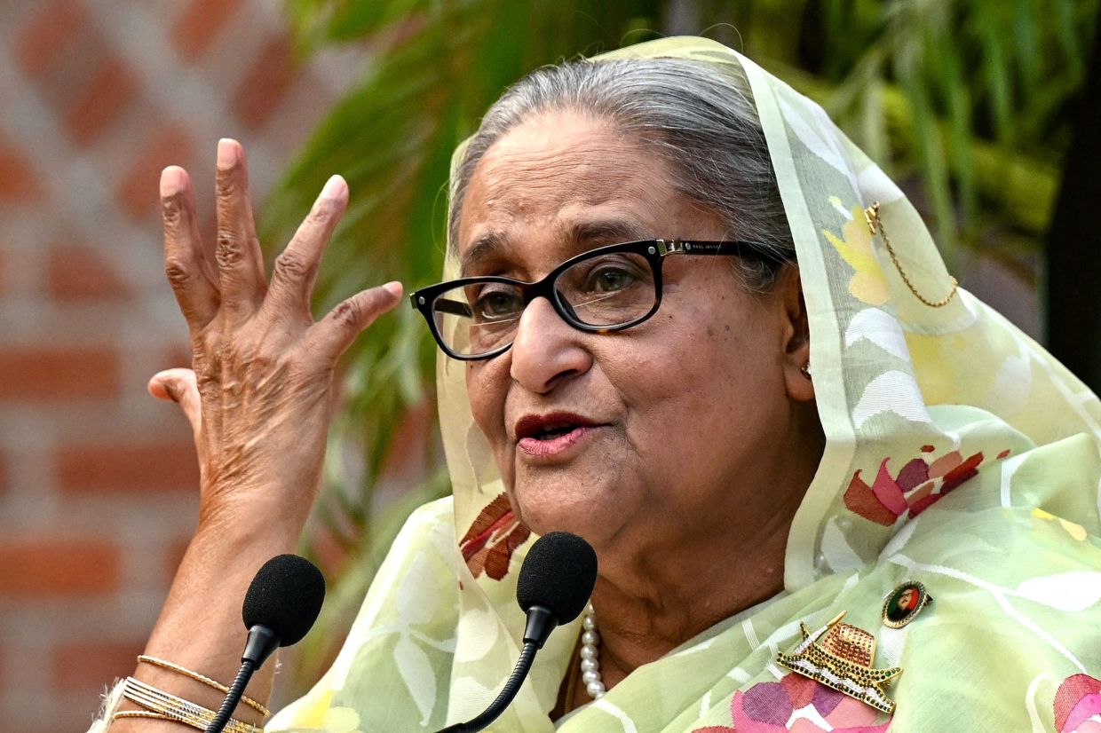India Distances Itself From Hasina Virtual Address as Bangladesh Clamps Down on Media Coverage