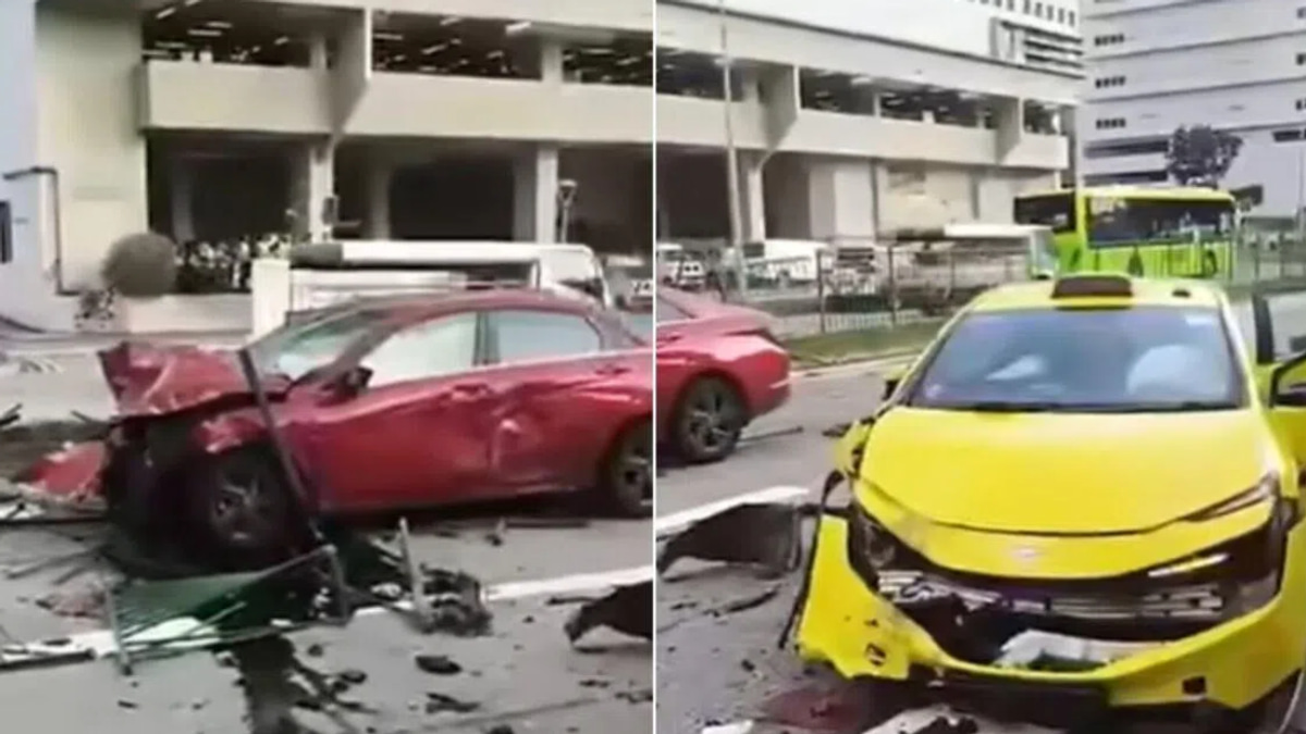 Singapore Driver Charged Over Ice-Fuelled Kallang Crash That Injured Taxi Pair