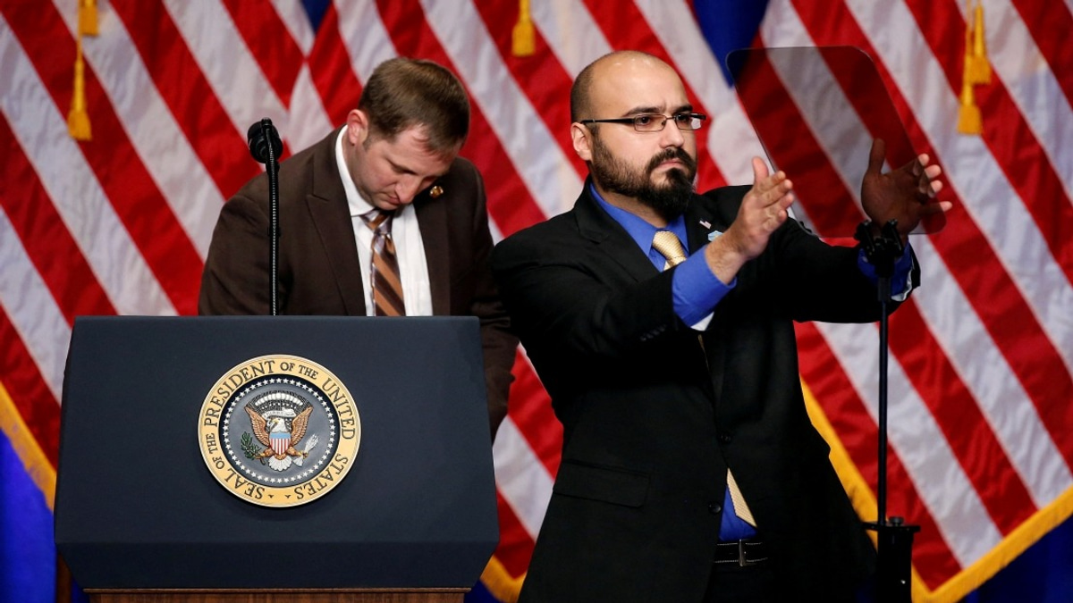 Trump's Teleprompter Operator Suspended Over Alleged Insider Betting Scheme