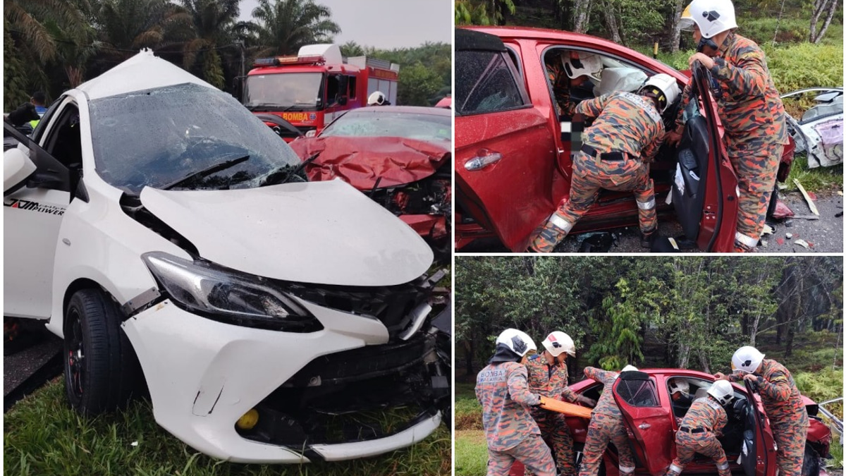 Three killed in two-vehicle collision near Kota Tinggi petrol station
