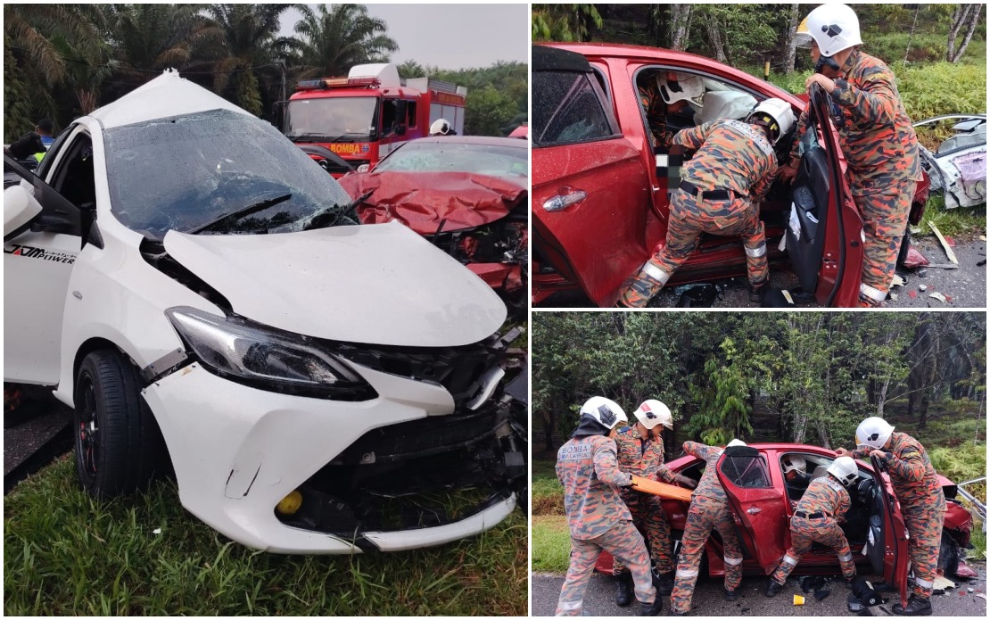 Three killed in two-vehicle collision near Kota Tinggi petrol station