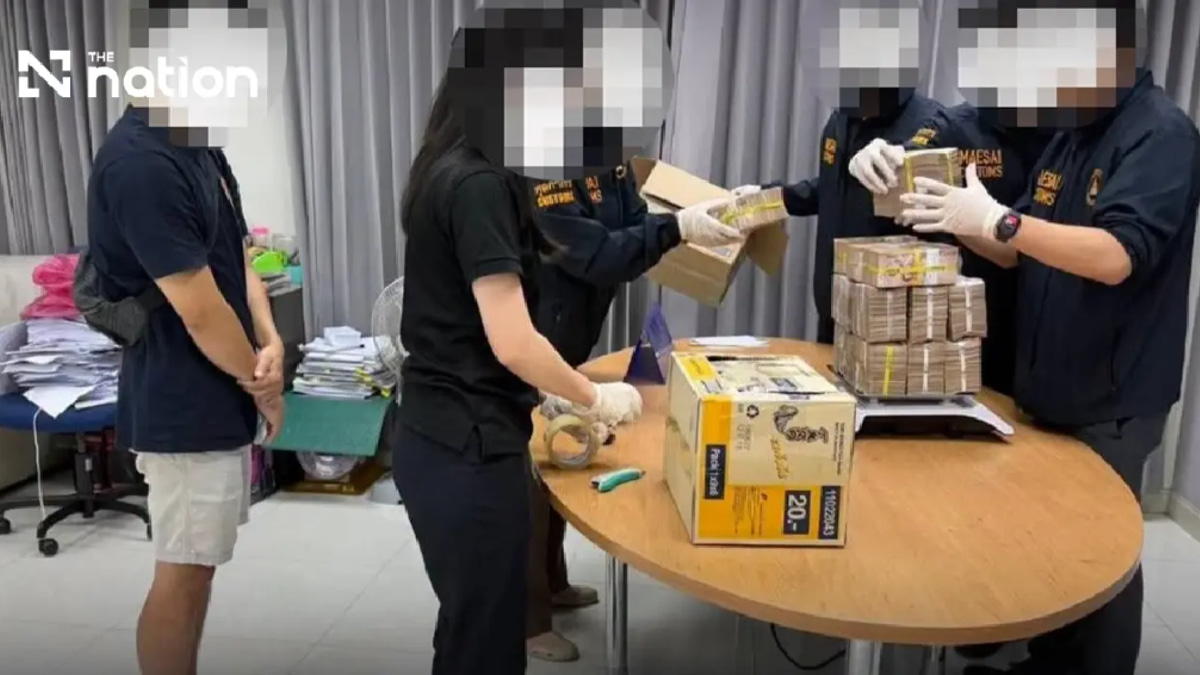 Thai Customs Intercepts 23 Million Baht in Cash Hidden in Snack Boxes at Mae Sai Border