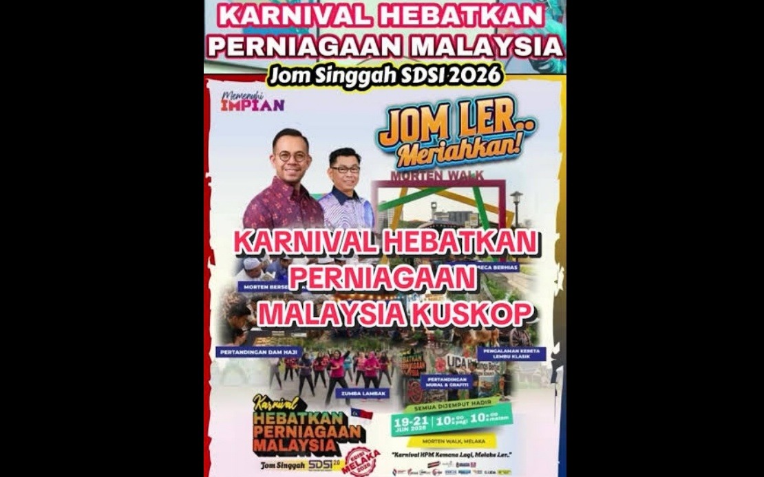 Melaka's Three-Day KHPM Carnival Aims to Draw 50,000 Visitors and Boost Local Enterprise