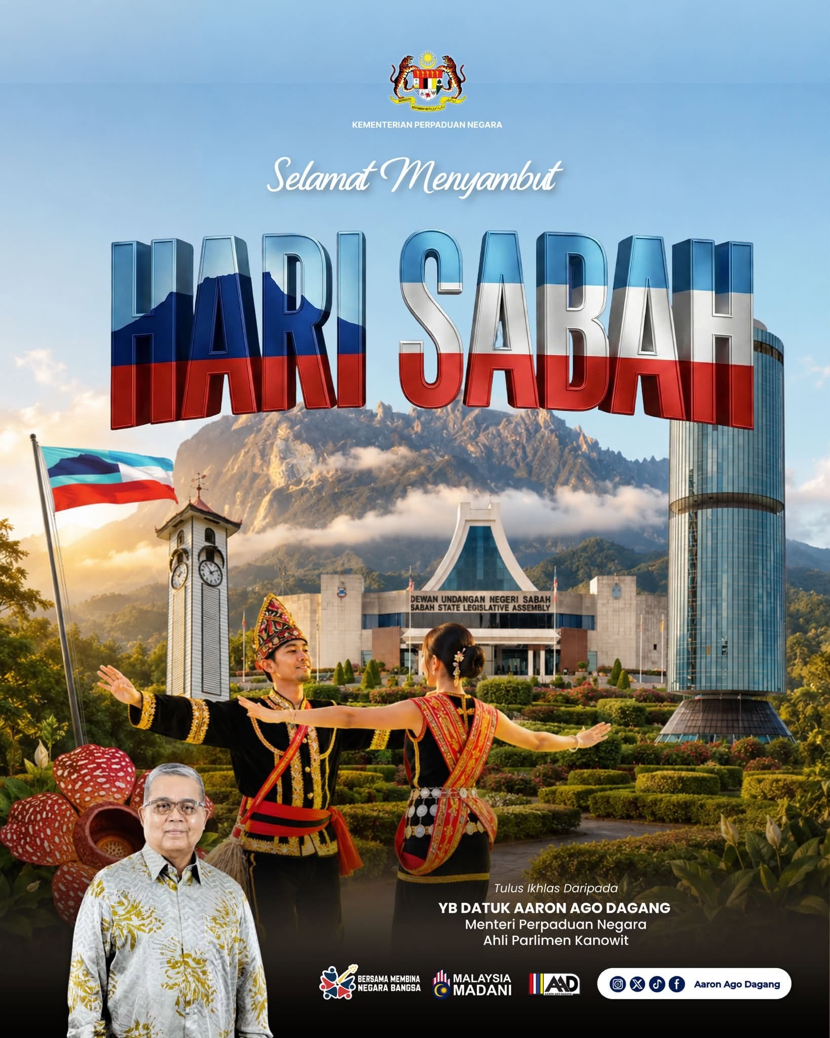 Sabah's Ethnic Tapestry Key to National Cohesion, Says Unity Minister